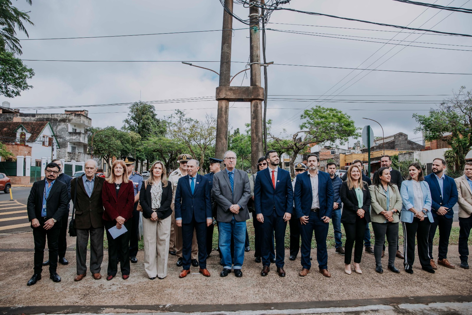 <p>Stelatto encabezó el acto por el 155 aniversario de Posadas</p>