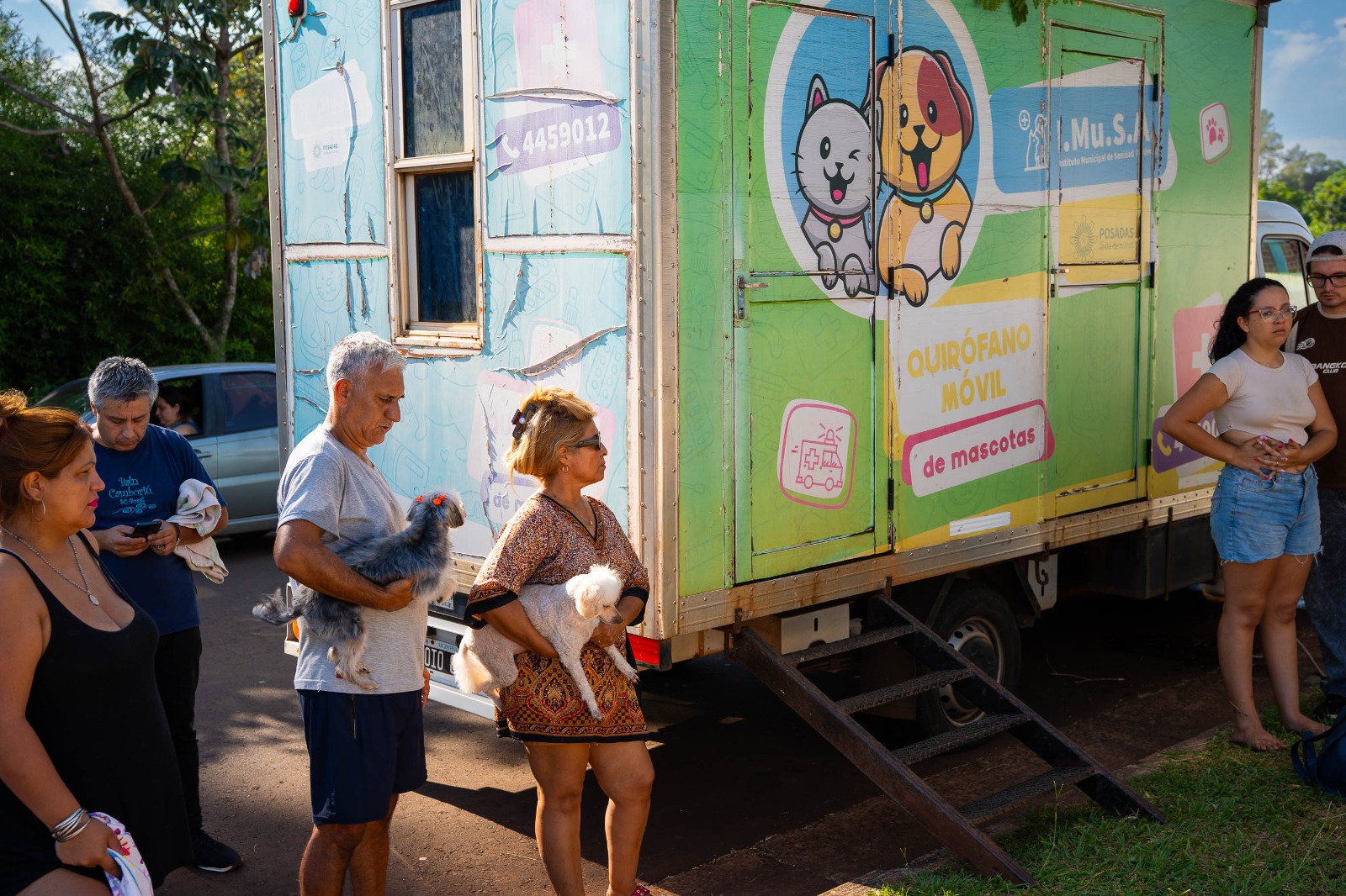 <p>Operativo del IMuSA en Itaembé Guazú</p>